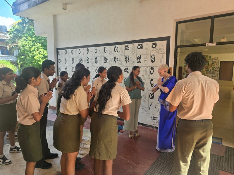 Newsletter October 2024. Dr. Reijntjes School for the Deaf, Sri Lanka.